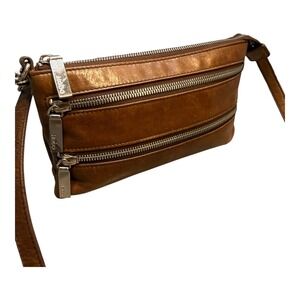 HOBO International Mara Vintage Leather Crossbody Bag - Brown
